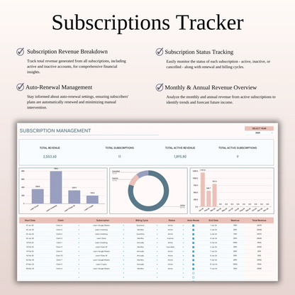 Premium CRM Template for Excel and Google Sheets