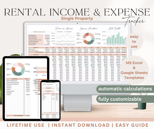 Rental/Airbnb Income and Expense Tracker