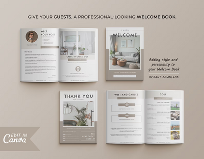 Airbnb/Rental Welcome Book Printables