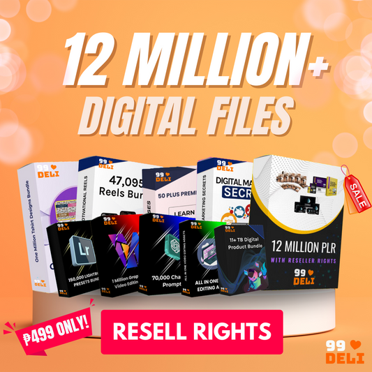 PLR Megabundle 12 Million files with Resell Rights