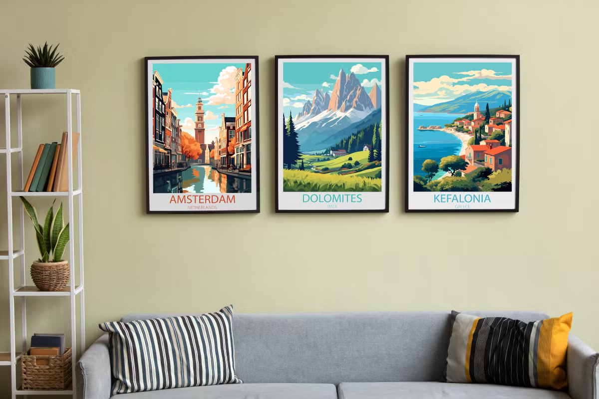 Famous Travel Places Poster Bundle