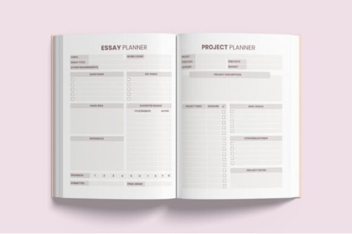 📚 2025 Student Planner | Fully Editable on Canva 🎨