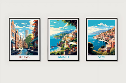 Famous Travel Places Poster Bundle