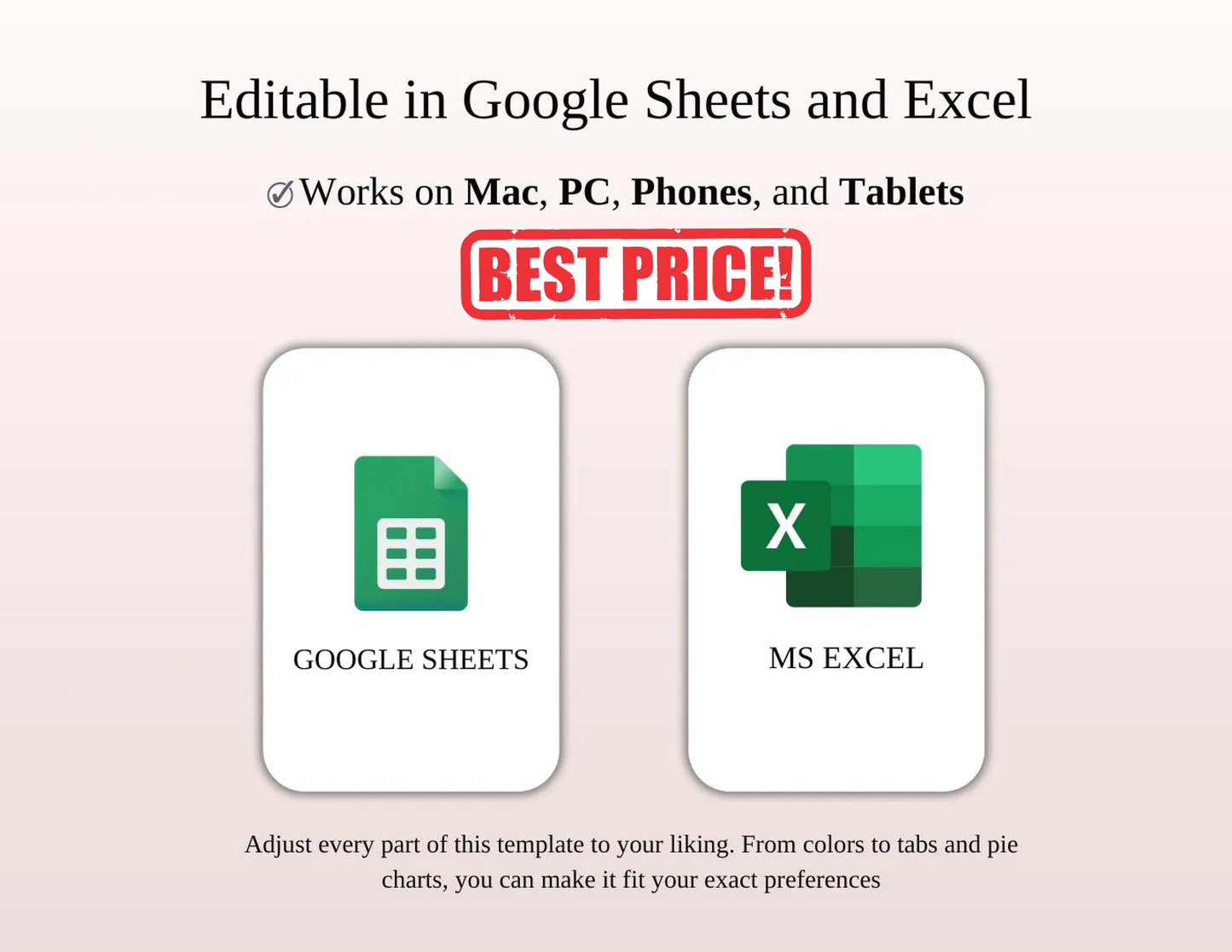 Debt Payoff Tracker Dashboard | Excel & Google Sheets