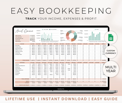 Easy Bookkeeping Tracker