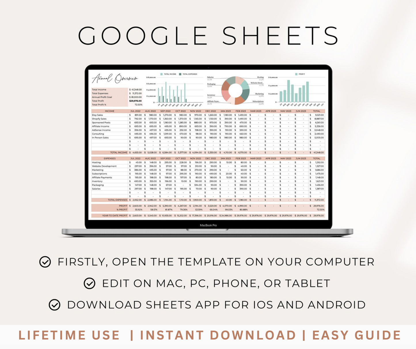 Easy Bookkeeping Tracker