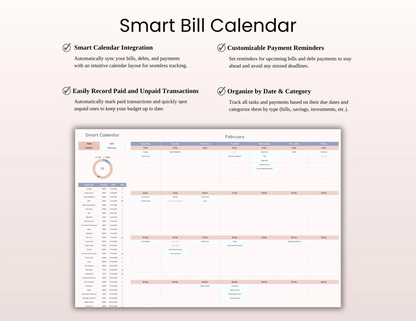 Ultimate Annual Budget Spreadsheet | Google Sheets & Excel | Yearly Finance & Expense Tracker