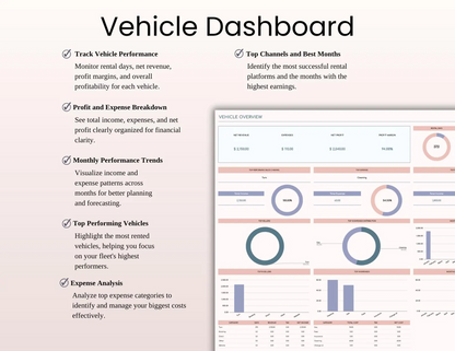 Car Rental Booking Tracker Spreadsheet – Excel & Google Sheets