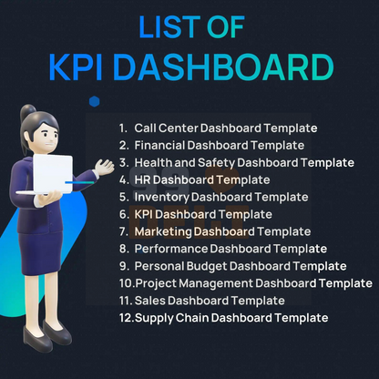 12 EXCEL KPI Dashboard Templates