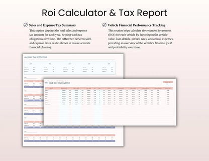 Car Rental Booking Tracker Spreadsheet – Excel & Google Sheets