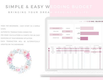 All-in-One Wedding Planner and Budget Tracker