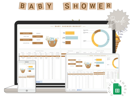 All-in-One Baby Shower Tracker