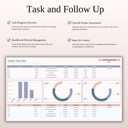 Premium CRM Template for Excel and Google Sheets