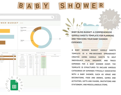 All-in-One Baby Shower Tracker