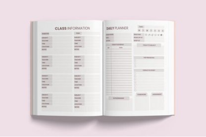 📚 2025 Student Planner | Fully Editable on Canva 🎨