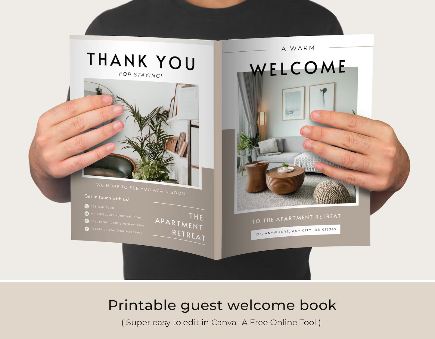 Airbnb/Rental Welcome Book Printables