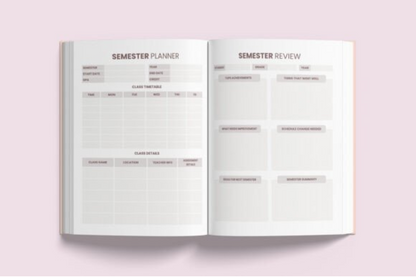 📚 2025 Student Planner | Fully Editable on Canva 🎨