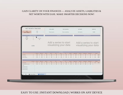 Net Worth Tracker Spreadsheet for Google Sheets and Excel